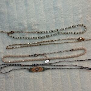 Aldo Beaded Bohemian Choker Necklace Set